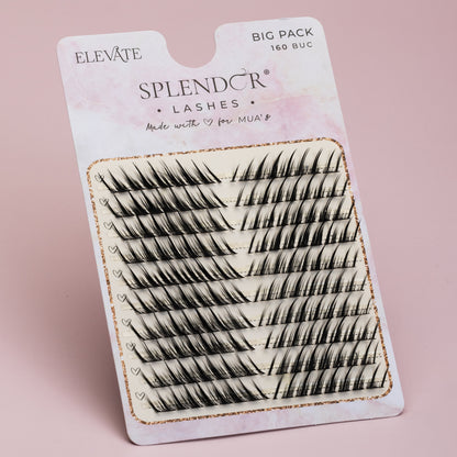 Big Pack Gene false smocuri matase Splendor Elevate Russian Style 160 buc mix 10 - 14 mm