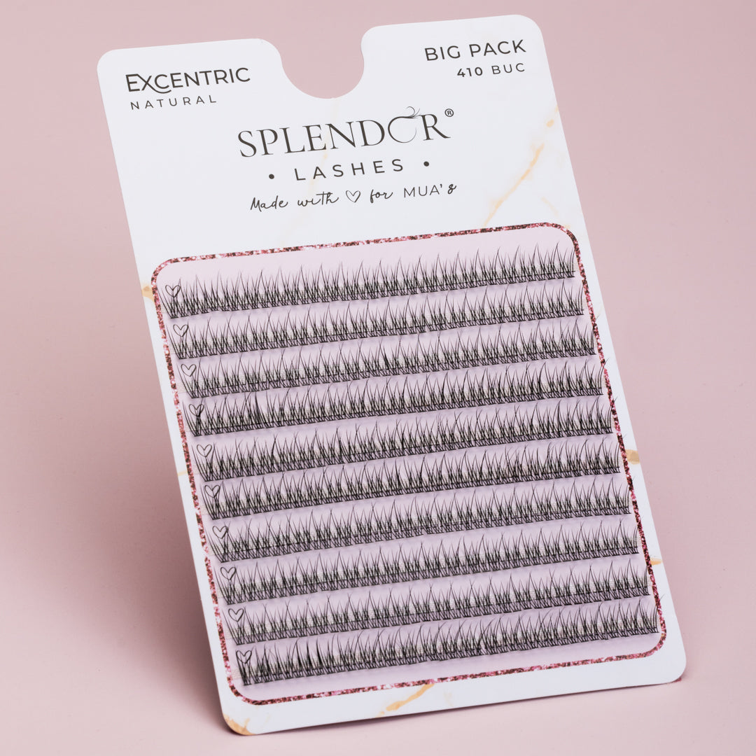 Big Pack Gene false smocuri matase Excentric Natural curbura C 410 buc