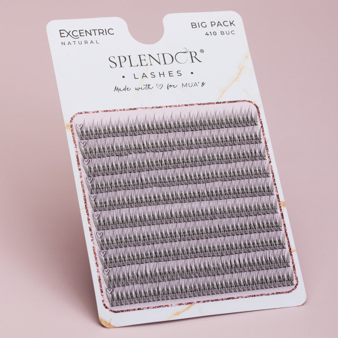 Big Pack Gene false smocuri matase Excentric Natural curbura C 410 buc