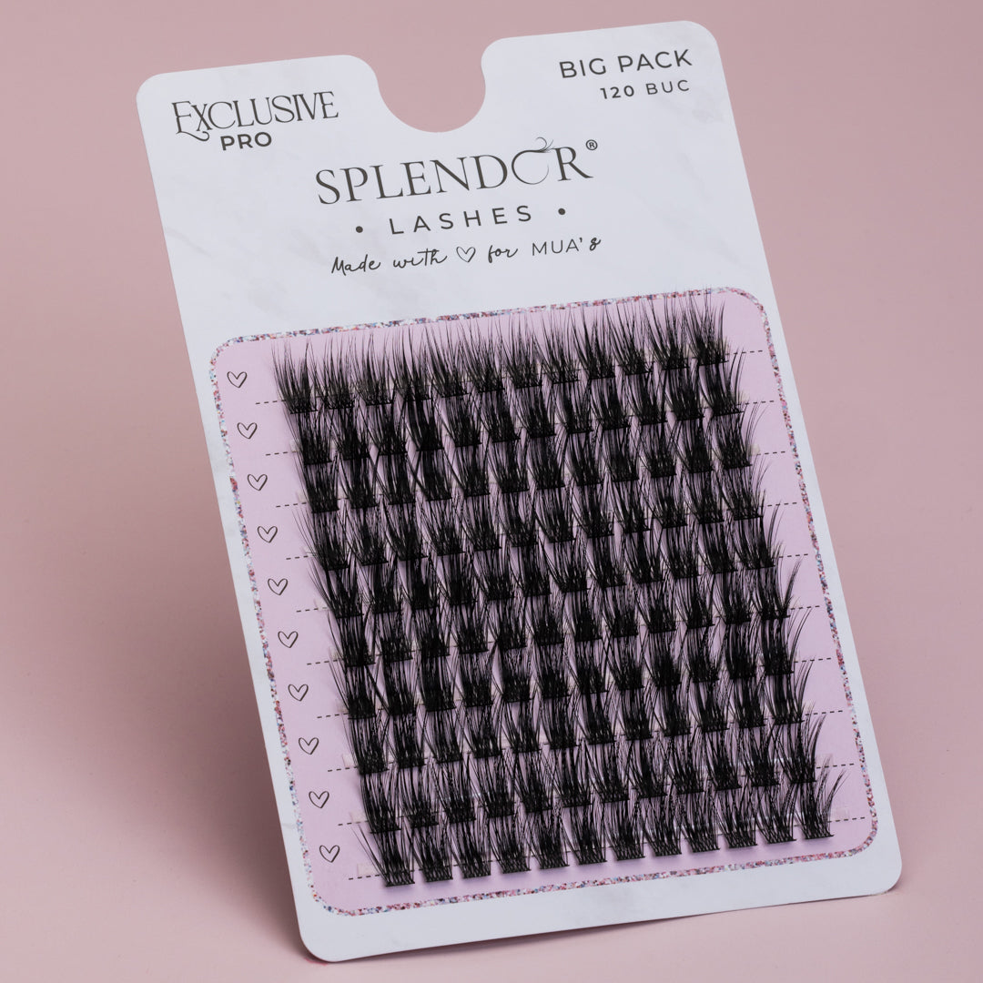 Big Pack Gene false smocuri matase Exclusive Pro curbura C 120 buc