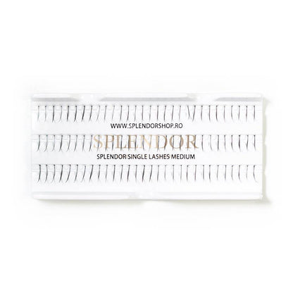 Extensii gene fir cu fir Splendor Lashes Single 90 buc