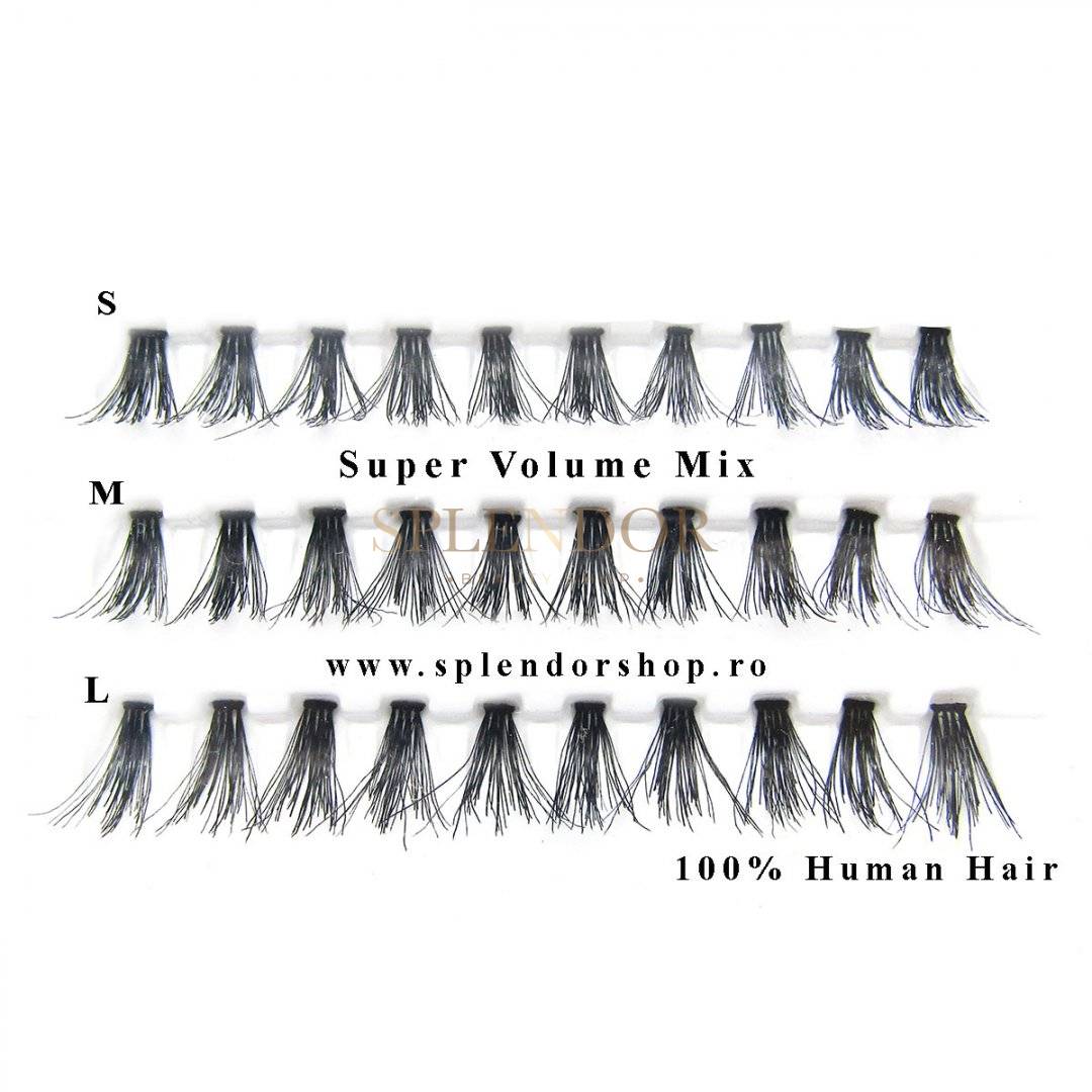 Gene false smocuri par natural Super Volume 30 buc