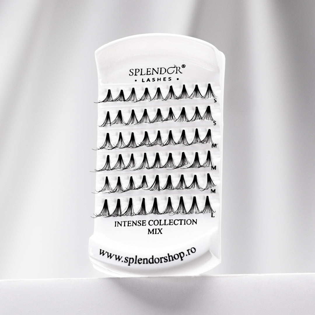 Gene false smocuri fara nod Splendor Lashes Classic Collection 54 buc