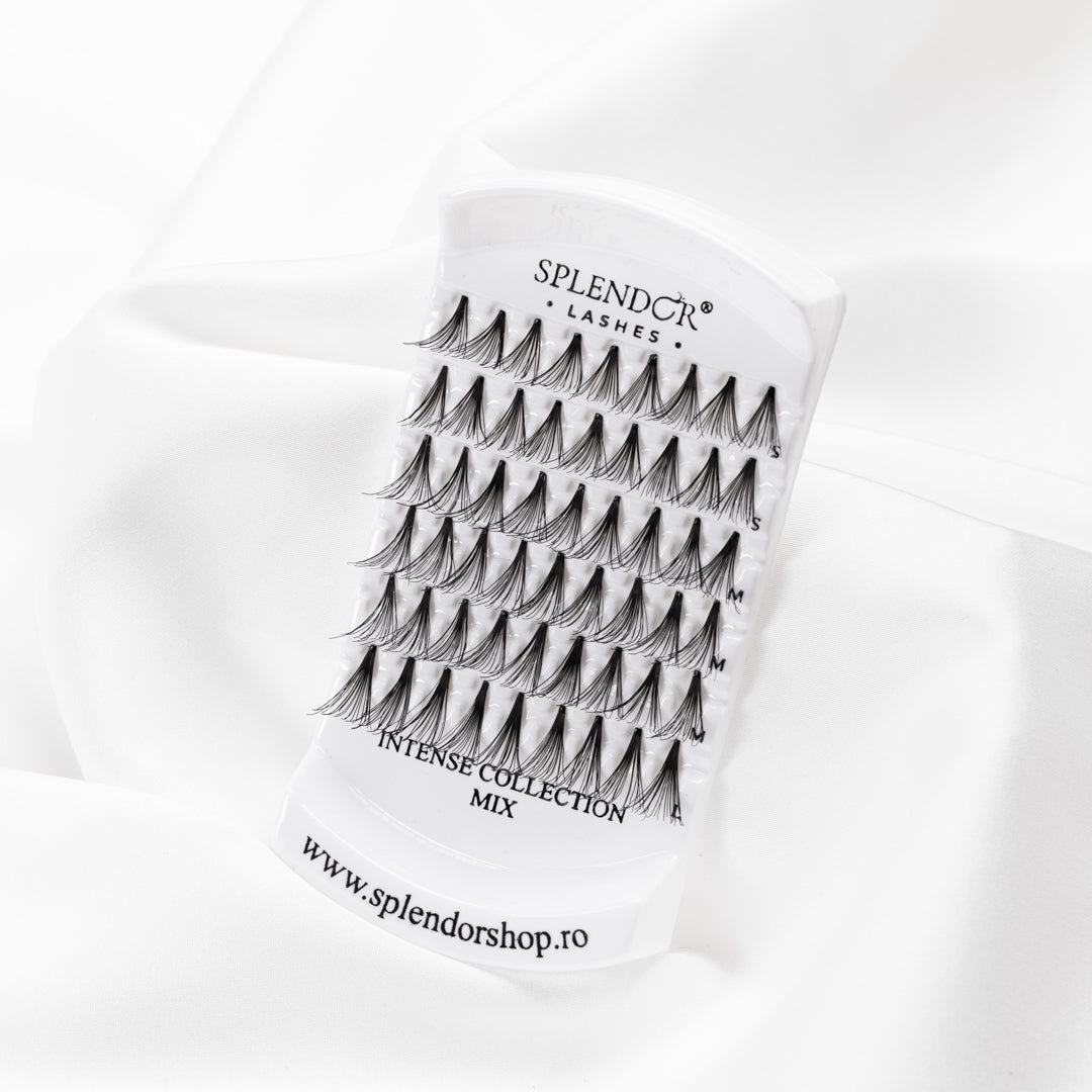 Gene false smocuri fara nod Splendor Lashes Intense 54 buc