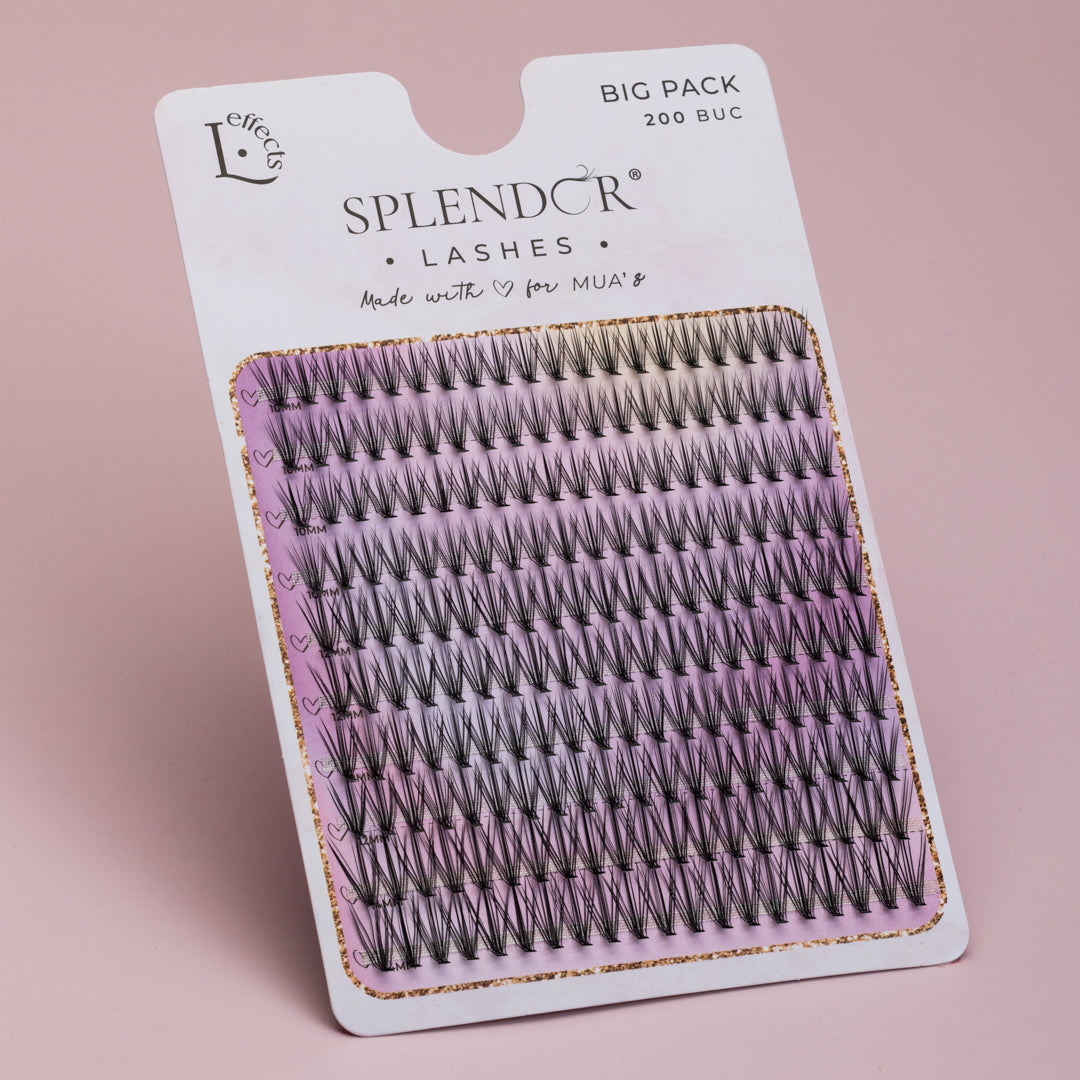 Big Pack Gene false smocuri matase L effects curbura L MIX 200 buc