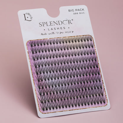 Big Pack Gene false smocuri matase L effects curbura L MIX 200 buc