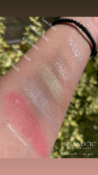 LUMINOUX Paleta Splendor Highlighter si Blush