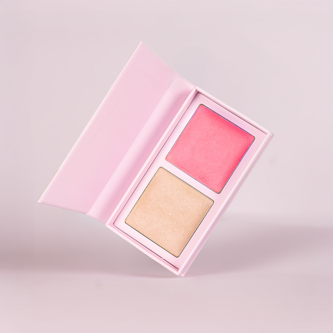 Blush Me More Glowy Paleta Splendor Blush si Highlighter 16.8 gr
