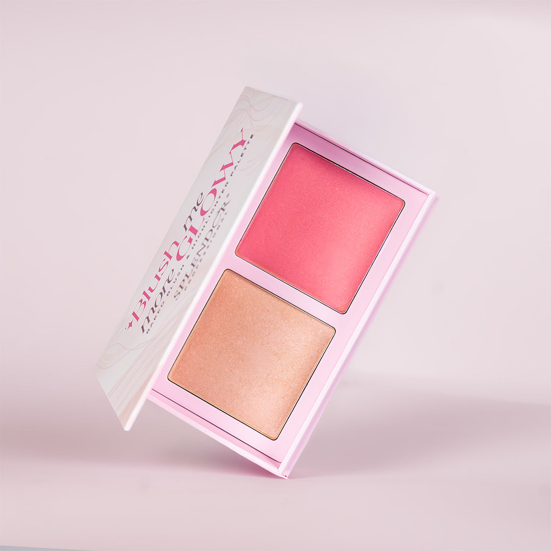 Blush Me More Glowy Paleta Splendor Blush si Highlighter 16.8 gr