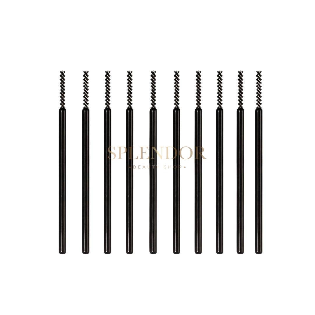 Perii precizie din nylon pentru laminare sprancene 10 buc/set