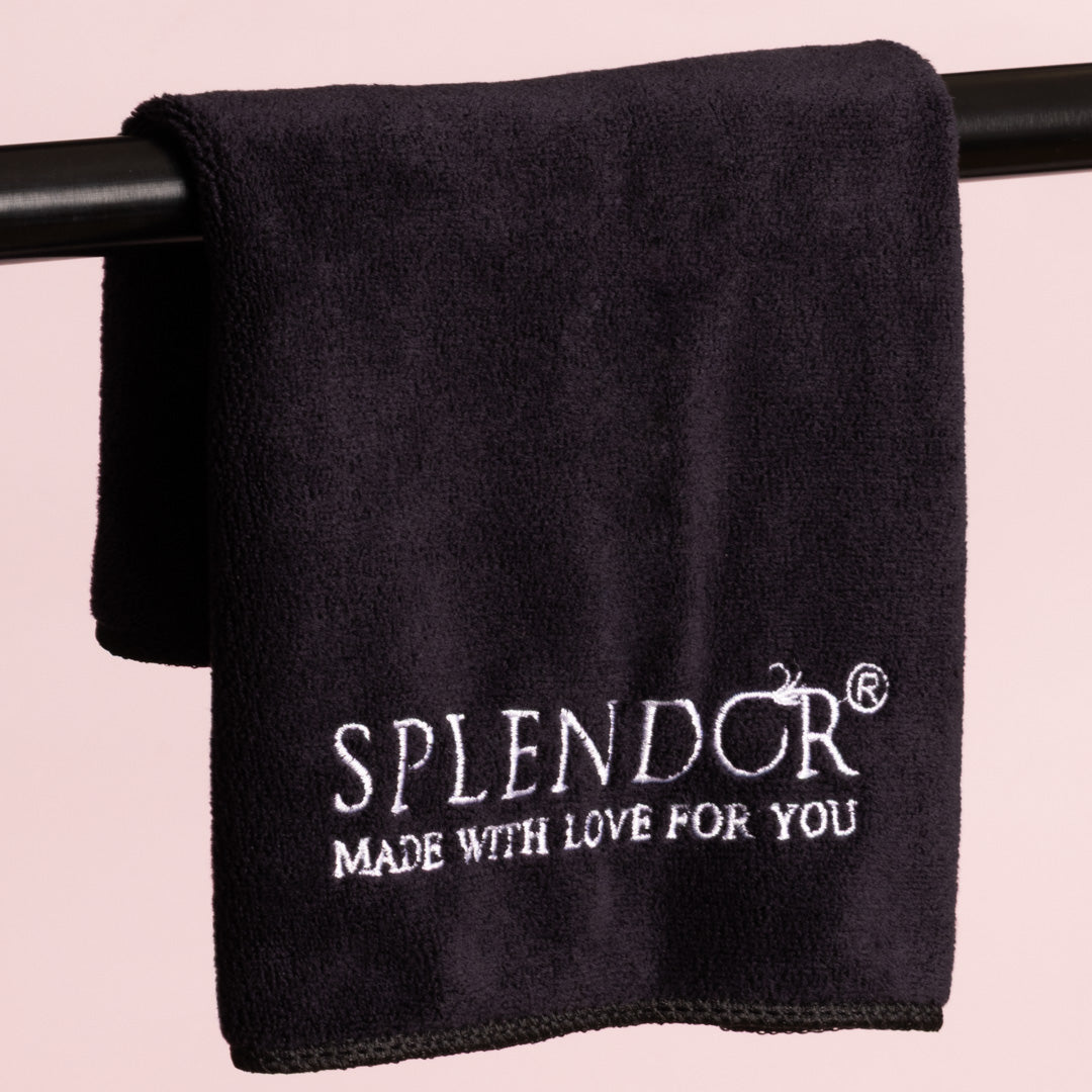 Prosop textil Splendor 30X30 cm negru