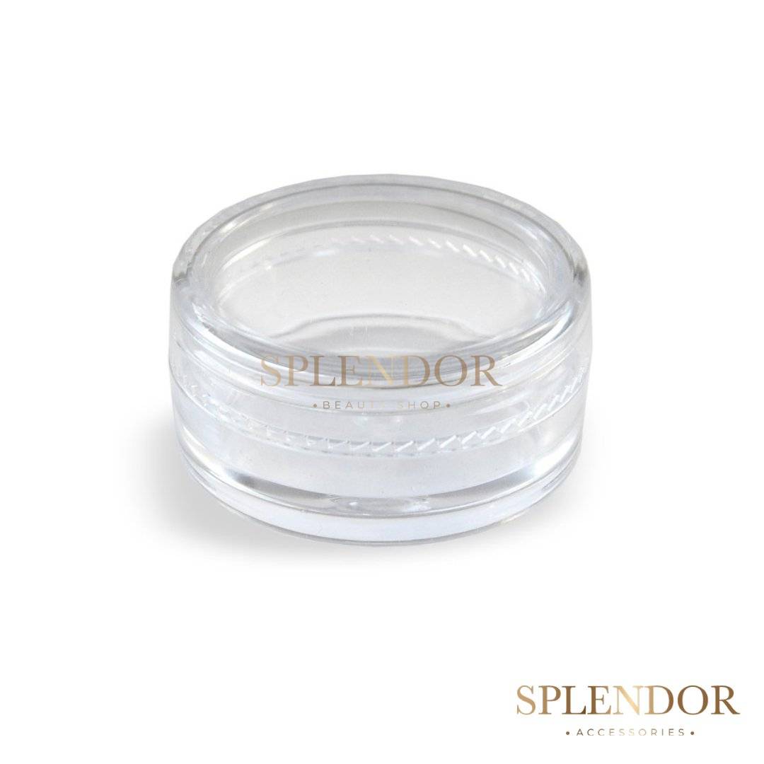 Recipient plastic rotund 3 cm