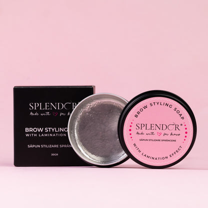 Splendor Sapun Stilizare Sprancene cu Efect Laminare 30 gr