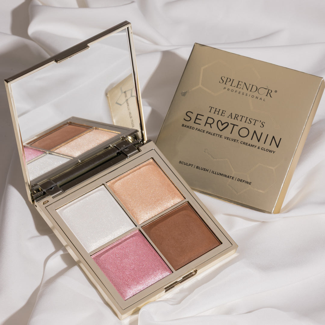 Paleta The Artist's Serotonin Splendor - Sculpt, Blush, Illuminate, Define -  EDITIE LIMITATA