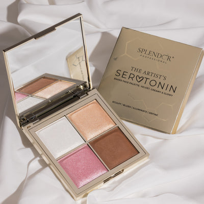 Paleta The Artist's Serotonin Splendor - Sculpt, Blush, Illuminate, Define -  EDITIE LIMITATA