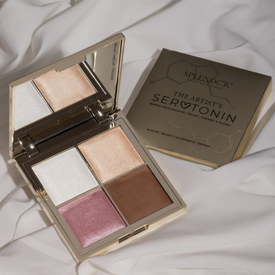 Paleta The Artist's Serotonin Splendor - Sculpt, Blush, Illuminate, Define -  EDITIE LIMITATA