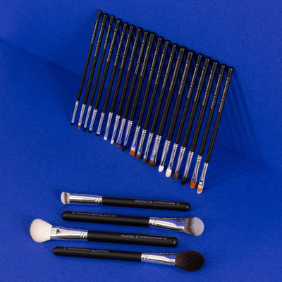 Set 23 pensule profesionale Splendor PRO Set par sintetic / capra / ponei + borseta