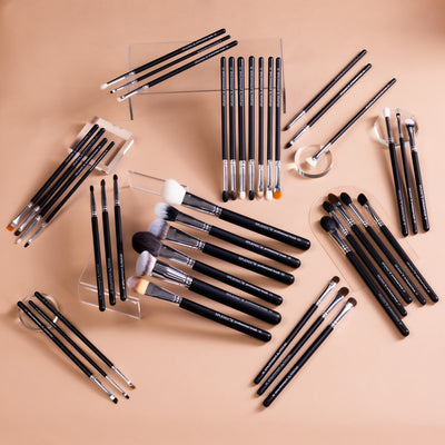 Set 40 pensule profesionale Splendor par sintetic / capra / ponei / veverita + borseta