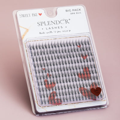 Big Pack Gene false smocuri matase Sweet Like Love curbura C 200 buc