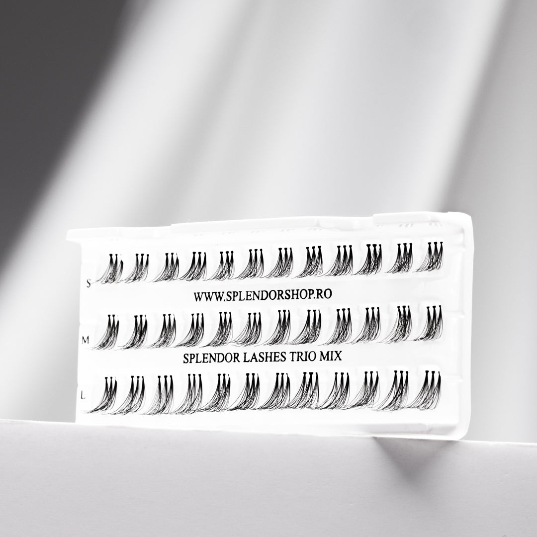 Gene false smocuri Splendor Lashes Trio 36 buc