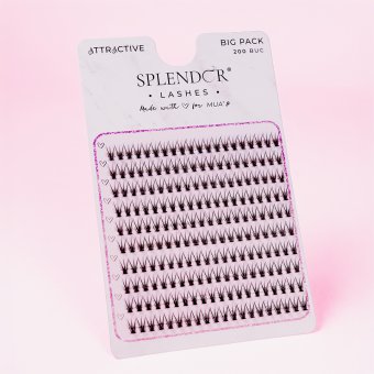 Big Pack Gene false smocuri matase Attractive curbura C 8 mm 200 buc - Russian Style