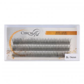 ChromArt Premium Silk Lashes - Silky Look - 14 mm - 120 smocuri