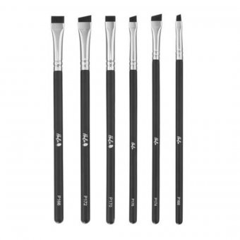 Hulu set pensule pentru stilizare sprancene Brow Styling Set 6 buc