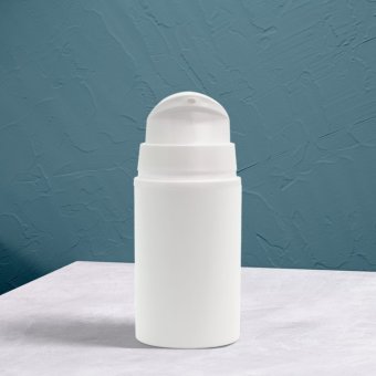 Recipient airless plastic alb 30 ml