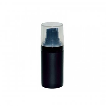 Recipient plastic airless negru 15 ml