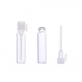 Recipient sticla parfum cu aplicator alb 2 ml