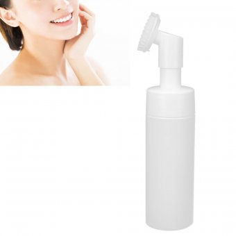 Recipient plastic cu pompa autospumanta si cap perie silicon 150 ml