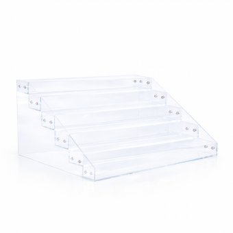 Suport / display produse cosmetice din plexiglass – 6 polite