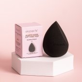 Burete machiaj super soft oval 1 parte tesita negru
