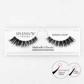 Gene false banda par natural Splendor Lashes Bianca's Luxury varfuri ingustate