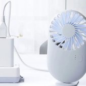 Mini ventilator dezumidificator portabil pentru uscare gene false
