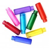 Recipient tip roll-on verde din sticla groasa frost 10 ml